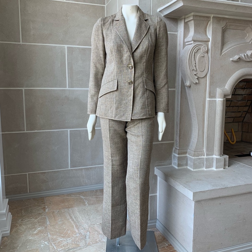 Escada Wool Blend Pant Suit
